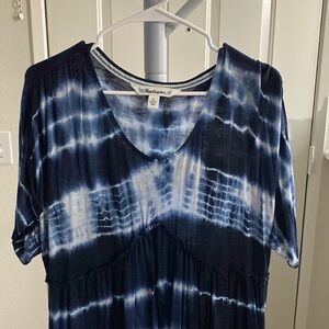 Blue Tie Dye Dress